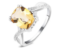 Кольцо, цитрин, Пронто
