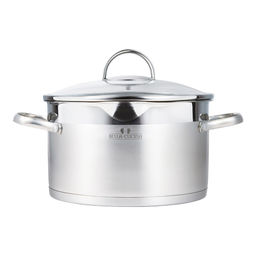 Кастрюля "Marino" 2,6 л 18х10,5см , нерж., со стеклянной крышкой , арт. BC-2159