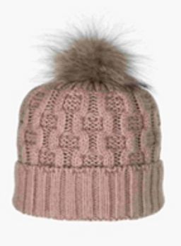 910 | LOPOMA - шапка с помпоном жен.
