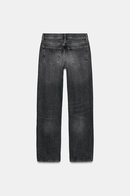ZW COLLECTION MID-WAIST STRAIGHT JEANS - Zara фото 7