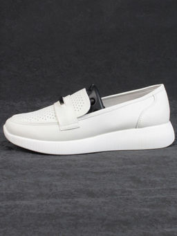 03-PDL 205-5 LT. BEIGE Полуботинки женские (натуральная кожа)