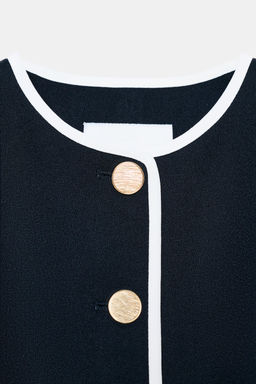 BLAZER VIVOS CONTRASTE / Marino - Zara фото 9