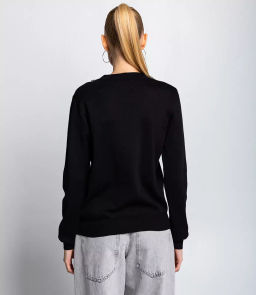 Джемпер #КТ30812, чёрный