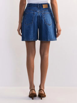 Джинсовые шорты со складками ZR2605092325-103 / Zarina