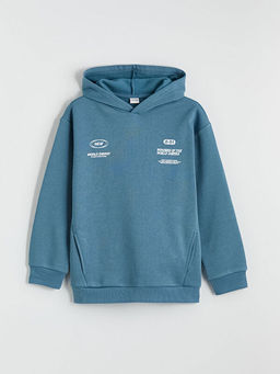 Kap??onlu Bask?l? Erkek ?ocuk E?ofman Tak?m?