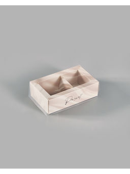 Цена за 5 шт. Коробка для 2 конфет с ячейками «Классика», 10×6×3 см