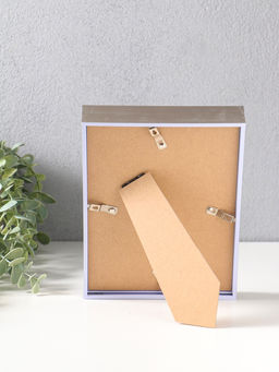 Фоторамка для фото 15×20 см «Ламберто», пластик, серебро с белым, 21×16×3.5 см