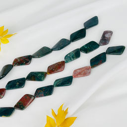 Бусины для украшений из Яшмы (Гелиотроп) 39 см