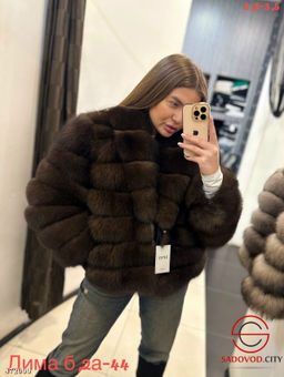 Шуба женская из искусственного меха - Fiona фото 3