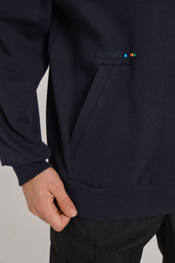 Худи Синий ICONIC Sweat Hoodie - Anta фото 8