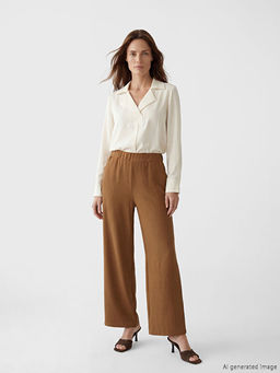 Beli Lastikli Geni? Pa?a Kad?n Pantolon