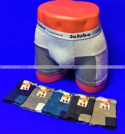 Цена за 8 шт. Трусы мужские боксеры JUJUBE арт. К 305 (К 343) XL (44-46) + 2XL (46-48) + 3XL (48-50) + 4XL (50-52) - For you фото 5