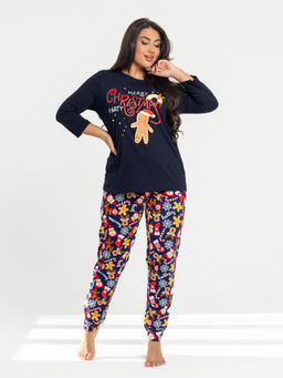 Пижама женская кулирка с брюками "ПРЯНЯ"