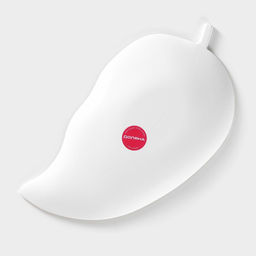 Блюдо для фруктов Доляна «Золотой лист», 31×17×3 см, белое