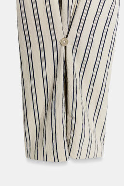 PANTAL?N RECTO RAYAS ZW COLLECTION / Gris