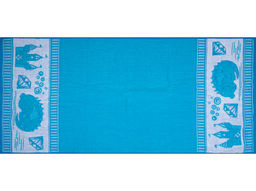 6с102.411ж1 Драко-вельвет (бирюза11) Полотенце махровое 67х150см