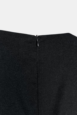 VESTIDO CORTO EFECTO GLOBO / Negro - Zara фото 6