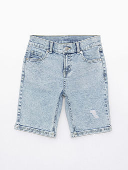Y?rt?k Detayl? Erkek ?ocuk Jean ?ort