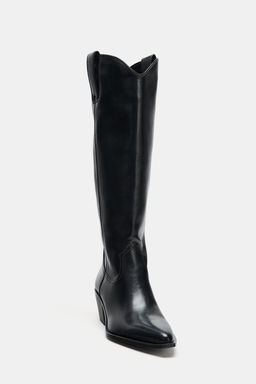 COWBOY KNEE-HIGH BOOTS - Zara фото 7