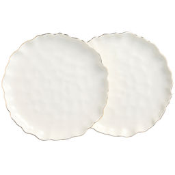 НАБОР ТАРЕЛОК ОБЕДЕННЫХ LEFARD CHARM 2 ШТ., 26,5*3 СМ (С ЗОЛОТОЙ ЛИНИЕЙ)