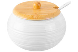 Набор 4 пр.-20*17*9 см Шелк- Сахарница+Вазочка под зубоч. и набор д/спец. 2 пр.на бам.подстав - Elan gallery фото 7