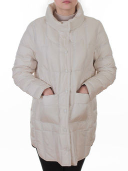 8811 MILK Куртка пуховая облегченная женская (утиный пух) - Fashion фото 3