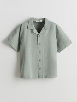 Keten Kar???ml? Erkek ?ocuk G?mlek