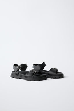 SANDALIA HEBILLAS / Negro - Zara фото 2