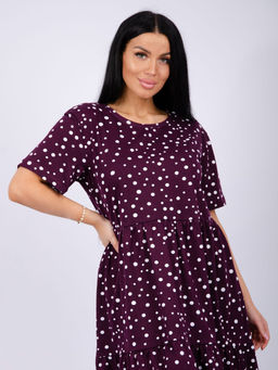 Платье Касадея, трикотаж - Малина фото 22