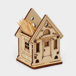 Подставка под зубочистки Доляна Домик, 557 см  фото 2