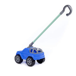 Автомобиль-каталка Боби с ручкой (синий) - Полесье фото 3