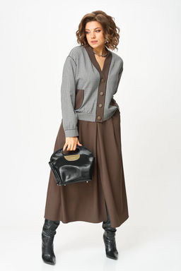 Костюм Aira Style 24131-1 шоколадный