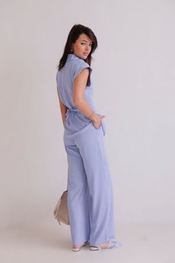 Martichelli Костюм брючный голубой  фото 5