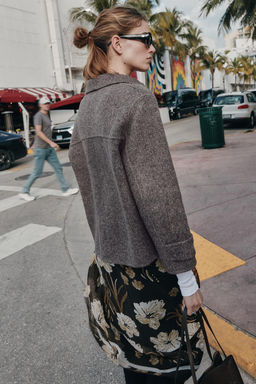 SHORT WOOL COAT - Zara фото 24