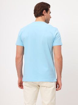 Футболка мужская короткий рукав GREG G145-PO4T-SA201 (голубой)  фото 4