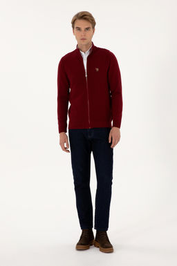 Erkek Bordo Basic Triko H_rka Sepette S_rpriz _ndirim - U.s. polo assn фото 4