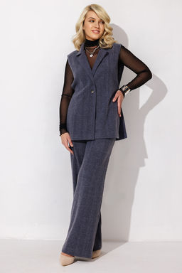 Жилет женский 4371/02/Сиреневый меланж - Rise фото 5