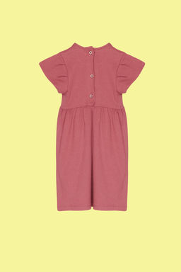 Gul Kurusu K?z Cocuk F?rf?rl? K?sa Kol Orme Elbise TKDSS24EL00009 - Trendyolmilla фото 4