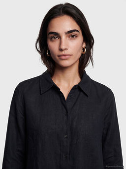 Oversize Kad?n Keten G?mlek