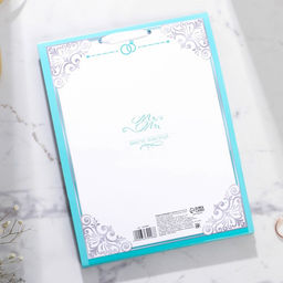 Конверт для денег на свадьбу, открытка, 6 листов «Вклад: счастливым молодожёнам»