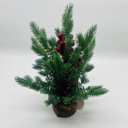 Декоративное новогоднее украшение - Веточка с ягодами (арт. 726) - Ип лебедев о.ю фото 2