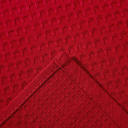 Полотенце Доляна цв. бордовый 35х60 см, 100% хл., крупная вафля 220 г/м2  фото 7