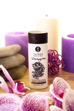 Интимный крем-лубрикант для мужчин Shunga Дракон Сенситив (Dragon), эффект ледяного огня, 60 мл