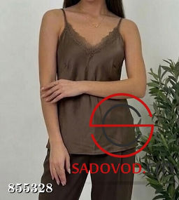 Майка женская однотонная