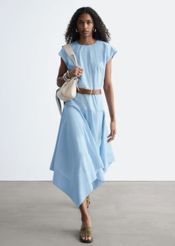 Vestido midi en popelina de algod?n - H&m фото 4