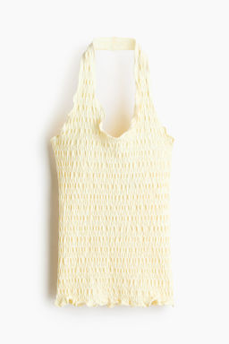 Top halter nido de abeja