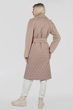 Пальто женское демисезонное (пояс) - El podio фото 6