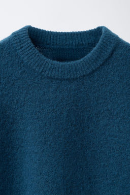 SOFT WOOL KNIT SWEATER - Zara фото 3