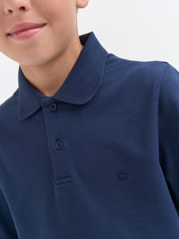 Футболка поло Синяя 7+ - Bungly фото 7