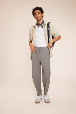 Габардиновые брюки прямого кроя Relax Fit - Defacto фото 3